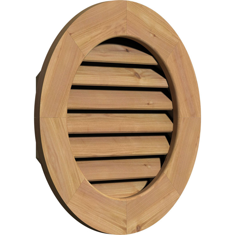 PCI Enterprises Ekena Millwork Wood Outdoor Louver / Gable Vent Wayfair